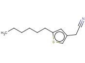 2-(5-HEXYLTHIOPHEN-3-YL)<span class='lighter'>ACETONITRILE</span>