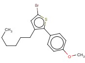 5-BROMO-3-HEXYL-2-(4-METHOXYPHENYL)THIOPHENE