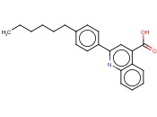 2-(4-HEXYLPHENYL)<span class='lighter'>QUINOLINE-4-CARBOXYLIC</span> ACID