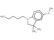 1-(N)-PENTYL-3,3-DIMETHYL-5-METHOXY-INDOLINE