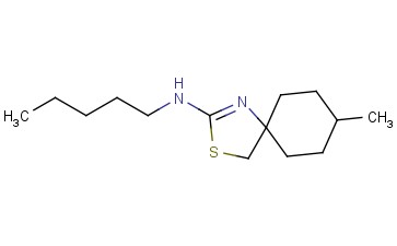 8-METHYL-N-PENTYL-3-THIA-1-AZASPIRO[4.5]DEC-1-EN-2-AMINE