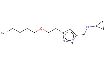 N-((1-[2-(PENTYLOXY)ETHYL]-1H-1,2,3-TRIAZOL-4-YL)METHYL)CYCLOPROPANAMINE