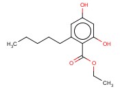 BENZOIC ACID, 2,4-DIHYDROXY-6-PENTYL-, ETHYL ESTER