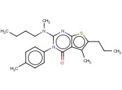 2-(N-BUTYL-N-METHYLAMINO)-5-METHYL-6-PROPYL-3-P-TOLYLTHIENO[2,3-D]PYRIMIDIN-4(3H)-ONE