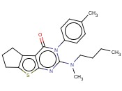 2-(BUTYL(METHYL)AMINO)-3-(P-TOLYL)-6,7-DIHYDRO-3H-CYCLOPENTA[4,5]THIENO[2,3-D]PYRIMIDIN-4(5H)-ONE
