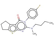 2-(BUTYL(METHYL)AMINO)-3-(4-FLUOROPHENYL)-6,7-DIHYDRO-3H-CYCLOPENTA[4,5]THIENO[2,3-D]PYRIMIDIN-4(5H)-ONE
