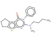 2-(BUTYL(METHYL)AMINO)-3-PHENYL-6,7-DIHYDRO-3H-CYCLOPENTA[4,5]THIENO[2,3-D]PYRIMIDIN-4(5H)-ONE