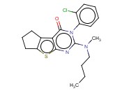 2-(BUTYL(METHYL)AMINO)-3-(2-CHLOROPHENYL)-6,7-DIHYDRO-3H-CYCLOPENTA[4,5]THIENO[2,3-D]PYRIMIDIN-4(5H)-ONE