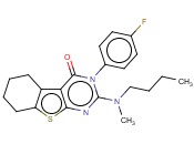 2-(BUTYL(METHYL)AMINO)-3-(4-FLUOROPHENYL)-5,6,7,8-TETRAHYDROBENZO[4,5]THIENO[2,3-D]PYRIMIDIN-4(3H)-ONE