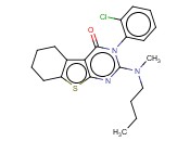 2-(BUTYL(METHYL)AMINO)-3-(2-CHLOROPHENYL)-5,6,7,8-TETRAHYDROBENZO[4,5]THIENO[2,3-D]PYRIMIDIN-4(3H)-ONE