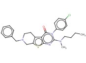 7-BENZYL-2-(BUTYL(METHYL)AMINO)-3-(4-CHLOROPHENYL)-5,6,7,8-TETRAHYDROPYRIDO[4',3':4,5]THIENO[2,3-D]PYRIMIDIN-4(3H)-ONE