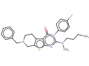7-BENZYL-2-(BUTYL(METHYL)AMINO)-3-(4-FLUOROPHENYL)-5,6,7,8-TETRAHYDROPYRIDO[4',3':4,5]THIENO[2,3-D]PYRIMIDIN-4(3H)-ONE