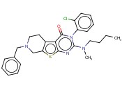 7-BENZYL-2-(BUTYL(METHYL)AMINO)-3-(2-CHLOROPHENYL)-5,6,7,8-TETRAHYDROPYRIDO[4',3':4,5]THIENO[2,3-D]PYRIMIDIN-4(3H)-ONE