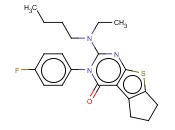 2-(BUTYL(ETHYL)AMINO)-3-(4-FLUOROPHENYL)-6,7-DIHYDRO-3H-CYCLOPENTA[4,5]THIENO[2,3-D]PYRIMIDIN-4(5H)-ONE