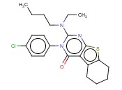 2-(BUTYL(ETHYL)AMINO)-3-(4-CHLOROPHENYL)-5,6,7,8-TETRAHYDROBENZO[4,5]THIENO[2,3-D]PYRIMIDIN-4(3H)-ONE