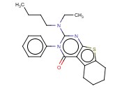 2-(BUTYL(ETHYL)AMINO)-3-PHENYL-5,6,7,8-TETRAHYDROBENZO[4,5]THIENO[2,3-D]PYRIMIDIN-4(3H)-ONE