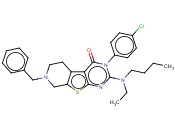 7-BENZYL-2-(BUTYL(ETHYL)AMINO)-3-(4-CHLOROPHENYL)-5,6,7,8-TETRAHYDROPYRIDO[4',3':4,5]THIENO[2,3-D]PYRIMIDIN-4(3H)-ONE