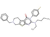 7-BENZYL-2-(BUTYL(ETHYL)AMINO)-3-(4-FLUOROPHENYL)-5,6,7,8-TETRAHYDROPYRIDO[4',3':4,5]THIENO[2,3-D]PYRIMIDIN-4(3H)-ONE