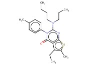 2-(N-BUTYL-N-PROPYLAMINO)-5-ETHYL-6-METHYL-3-P-TOLYLTHIENO[2,3-D]PYRIMIDIN-4(3H)-ONE