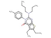 2-(N-BUTYL-N-PROPYLAMINO)-5,6-DIETHYL-3-P-TOLYLTHIENO[2,3-D]PYRIMIDIN-4(3H)-ONE