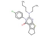 2-(BUTYL(PROPYL)AMINO)-3-(4-CHLOROPHENYL)-6,7-DIHYDRO-3H-CYCLOPENTA[4,5]THIENO[2,3-D]PYRIMIDIN-4(5H)-ONE