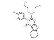2-(BUTYL(PROPYL)AMINO)-3-(4-CHLOROPHENYL)-5,6,7,8-TETRAHYDROBENZO[4,5]THIENO[2,3-D]PYRIMIDIN-4(3H)-ONE