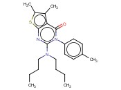 2-(DIBUTYLAMINO)-5,6-DIMETHYL-3-P-TOLYLTHIENO[2,3-D]PYRIMIDIN-4(3H)-ONE
