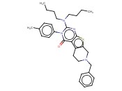 7-BENZYL-2-(DIBUTYLAMINO)-3-(P-TOLYL)-5,6,7,8-TETRAHYDROPYRIDO[4',3':4,5]THIENO[2,3-D]PYRIMIDIN-4(3H)-ONE