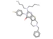 7-BENZYL-2-(DIBUTYLAMINO)-3-(4-FLUOROPHENYL)-5,6,7,8-TETRAHYDROPYRIDO[4',3':4,5]THIENO[2,3-D]PYRIMIDIN-4(3H)-ONE