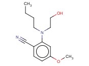 2-[BUTYL(2-HYDROXYETHYL)AMINO]-<span class='lighter'>4-METHOXYBENZONITRILE</span>