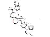 1-BUTYL-2-((E)-2-((3E)-3-[(2Z)-2-(3-BUTYL-1,1-DIMETHYL-1,3-DIHYDRO-2H-BENZO[E]INDOL-2-YLIDENE)ETHYLIDENE]-2-MORPHOLIN-4-YLCYCLOPENT-1-EN-1-YL)VINYL)-3,3-DIMETHYL-3H-INDOLIUM IODIDE