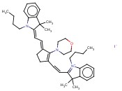 1-BUTYL-2-((E)-2-((3E)-3-[(2Z)-2-(1-BUTYL-3,3-DIMETHYL-1,3-DIHYDRO-2H-INDOL-2-YLIDENE)ETHYLIDENE]-2-MORPHOLIN-4-YLCYCLOPENT-1-EN-1-YL)VINYL)-3,3-DIMETHYL-3H-INDOLIUM IODIDE