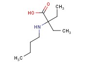 2-BUTYLAMINO-2-ETHYL-<span class='lighter'>BUTYRIC</span> ACID