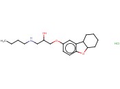 1-(BUTYLAMINO)-3-((5A,6,7,8,9,9A-HEXAHYDRO-2-DIBENZOFURANYL)OXY)-2-PROPANOL HYDROCHLORIDE
