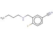 3-[(BUTYLAMINO)METHYL]-<span class='lighter'>4-FLUOROBENZONITRILE</span>