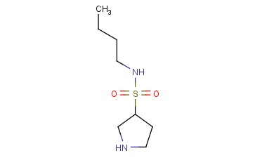 N-<span class='lighter'>BUTYLPYRROLIDINE</span>-3-SULFONAMIDE