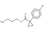 CYCLOPROPANECARBOXYLIC ACID, 1-(4-BROMOPHENYL)-, BUTYL ESTER