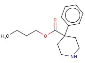 BUTYL 4-<span class='lighter'>PHENYLPIPERIDINE</span>-4-CARBOXYLATE