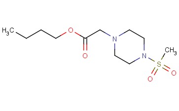 BUTYL 2-(4-METHANESULFONYLPIPERAZIN-1-YL)ACETATE