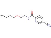 N-(2-BUTOXYETHYL)-5-<span class='lighter'>CYANOPYRIDINE</span>-2-CARBOXAMIDE
