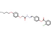 4-(2-((4-BUTOXYPHENOXY)ACETYL)CARBOHYDRAZONOYL)PHENYL <span class='lighter'>2-CHLOROBENZOATE</span>
