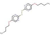 BIS(5-BUTOXY-2-PYRIMIDINYL) <span class='lighter'>DISULFIDE</span>