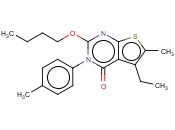 2-BUTOXY-5-ETHYL-6-METHYL-3-P-TOLYLTHIENO[2,3-D]PYRIMIDIN-4(3H)-ONE