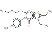 2-BUTOXY-5,6-DIETHYL-3-P-TOLYLTHIENO[2,3-D]PYRIMIDIN-4(3H)-ONE