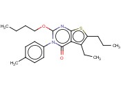 2-BUTOXY-5-ETHYL-6-PROPYL-3-P-TOLYLTHIENO[2,3-D]PYRIMIDIN-4(3H)-ONE