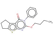 2-BUTOXY-3-PHENYL-6,7-DIHYDRO-3H-CYCLOPENTA[4,5]THIENO[2,3-D]PYRIMIDIN-4(5H)-ONE