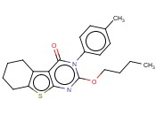 2-BUTOXY-3-(P-TOLYL)-5,6,7,8-TETRAHYDROBENZO[4,5]THIENO[2,3-D]PYRIMIDIN-4(3H)-ONE