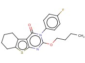 2-BUTOXY-3-(4-FLUOROPHENYL)-5,6,7,8-TETRAHYDROBENZO[4,5]THIENO[2,3-D]PYRIMIDIN-4(3H)-ONE