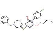 7-BENZYL-2-BUTOXY-3-(4-CHLOROPHENYL)-5,6,7,8-TETRAHYDROPYRIDO[4',3':4,5]THIENO[2,3-D]PYRIMIDIN-4(3H)-ONE