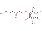 <span class='lighter'>1,3,6-TRIMETHYL-5-BUTYLSULFINYLETHOXYURACIL</span>